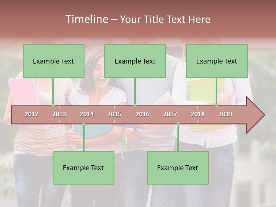 Men Education Happy PowerPoint Template