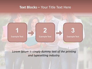Men Education Happy PowerPoint Template