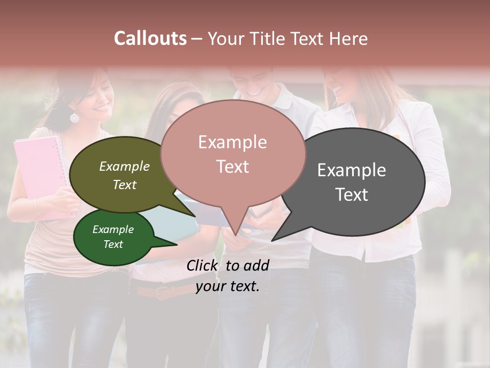 Men Education Happy PowerPoint Template