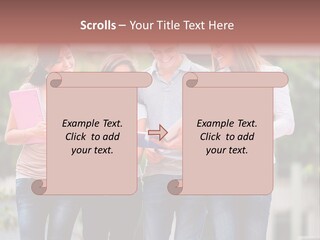 Men Education Happy PowerPoint Template