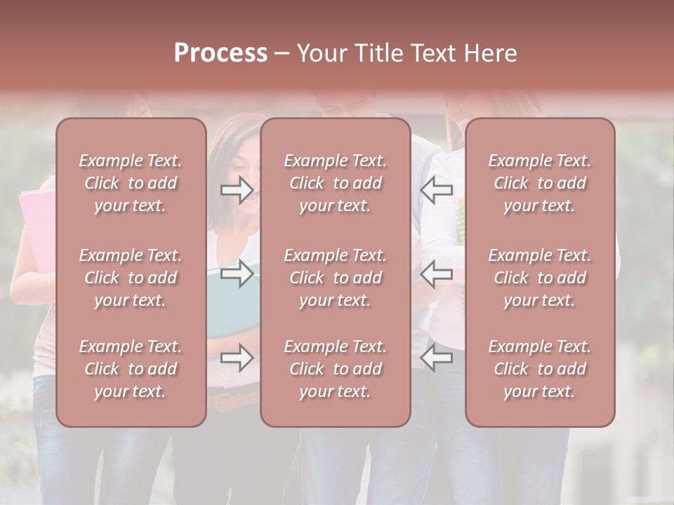 Men Education Happy PowerPoint Template