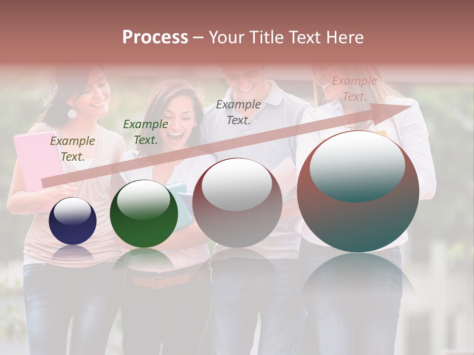 Men Education Happy PowerPoint Template