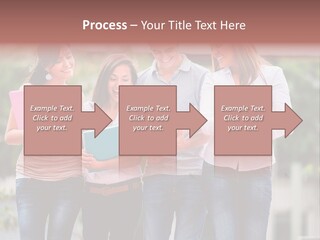 Men Education Happy PowerPoint Template
