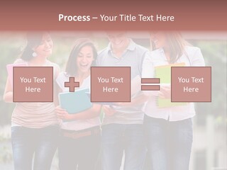 Men Education Happy PowerPoint Template