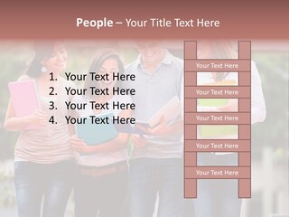 Men Education Happy PowerPoint Template
