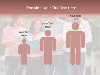 Men Education Happy PowerPoint Template