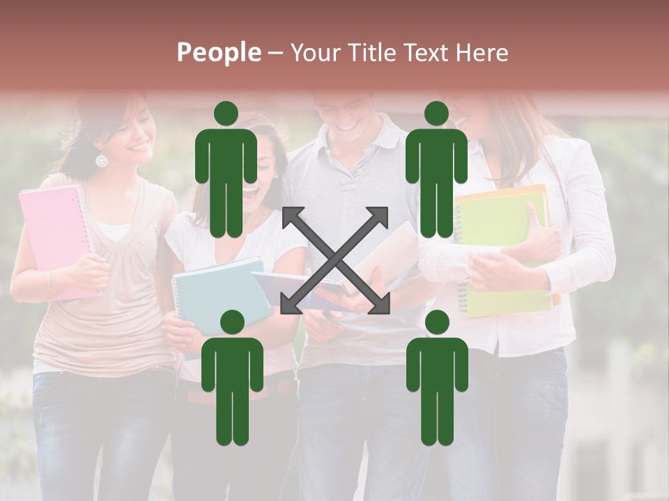Men Education Happy PowerPoint Template