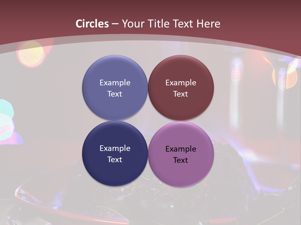 Brandy Tree Lights PowerPoint Template