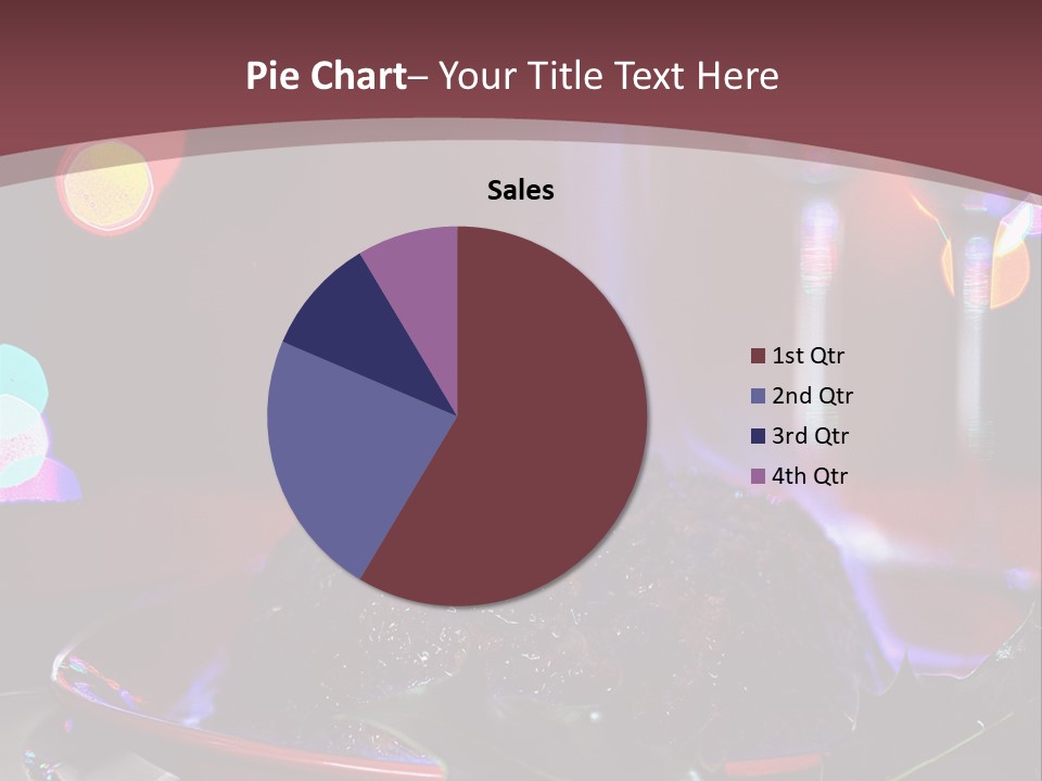 Brandy Tree Lights PowerPoint Template