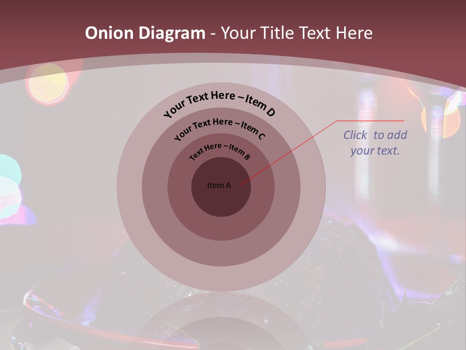 Brandy Tree Lights PowerPoint Template
