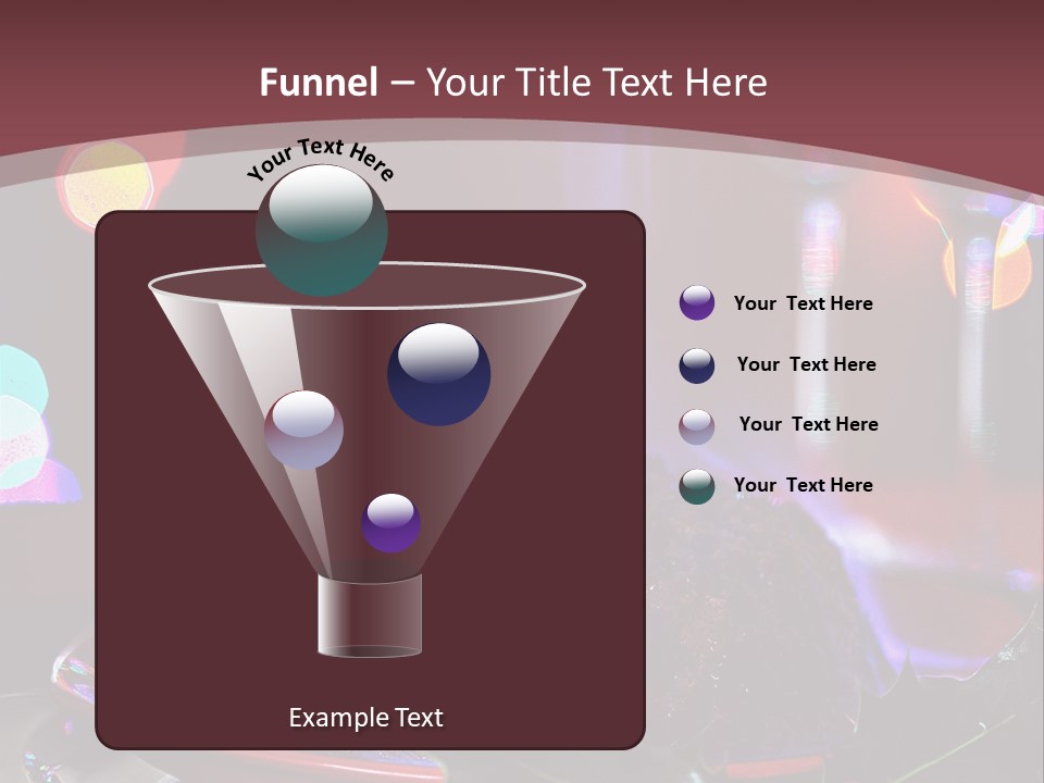 Brandy Tree Lights PowerPoint Template