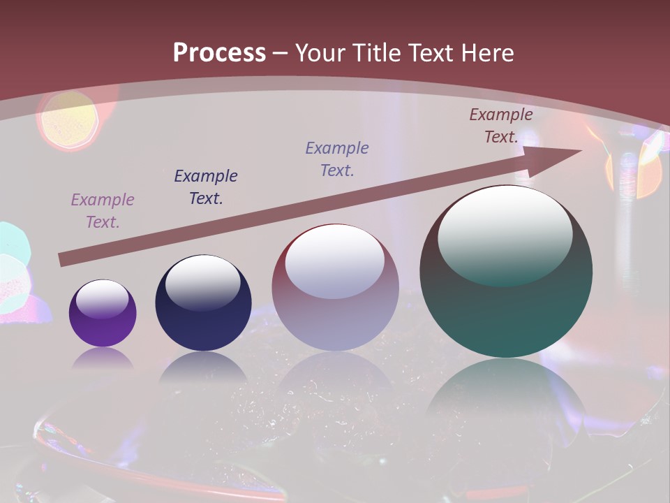Brandy Tree Lights PowerPoint Template
