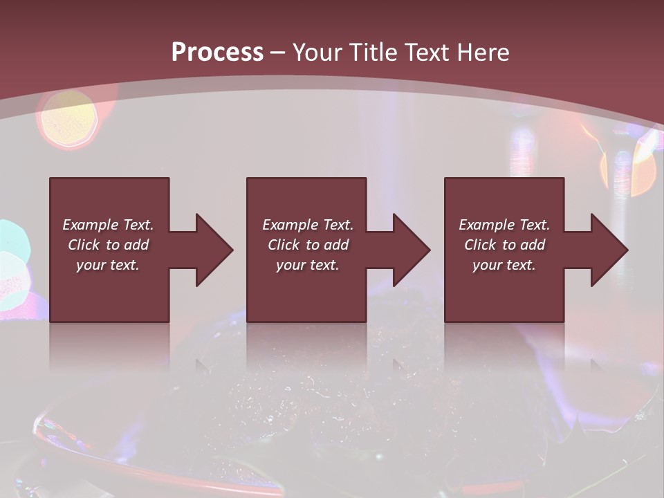 Brandy Tree Lights PowerPoint Template