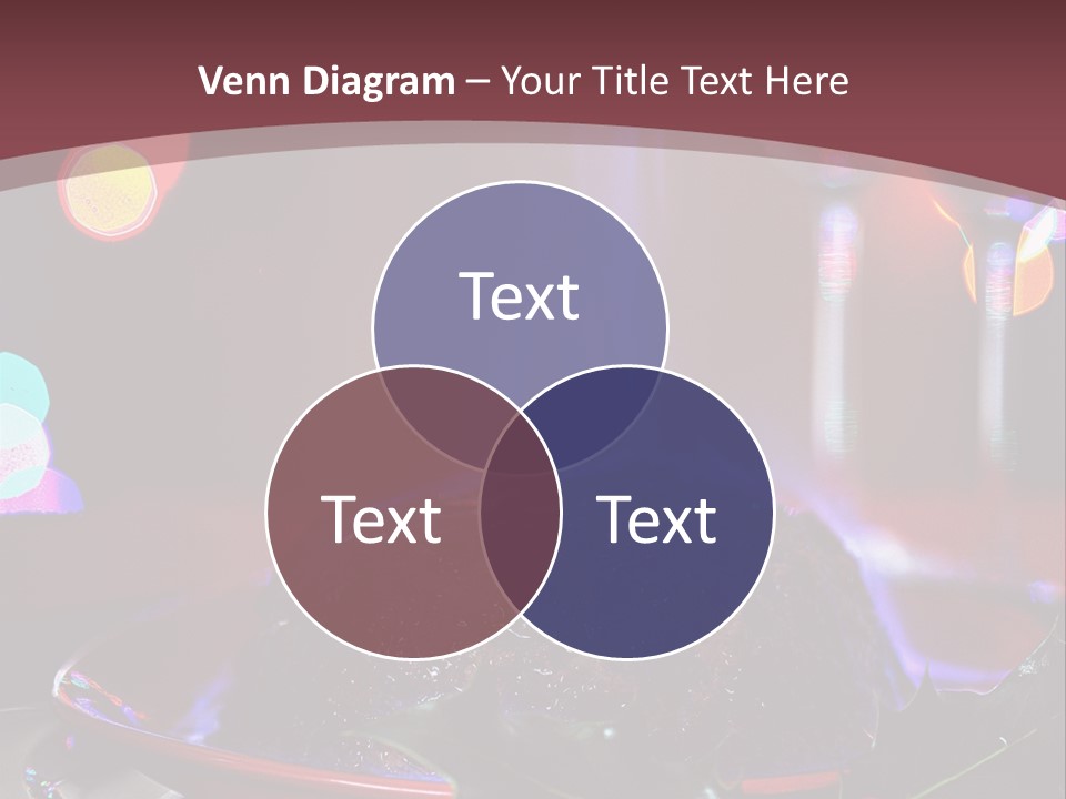Brandy Tree Lights PowerPoint Template