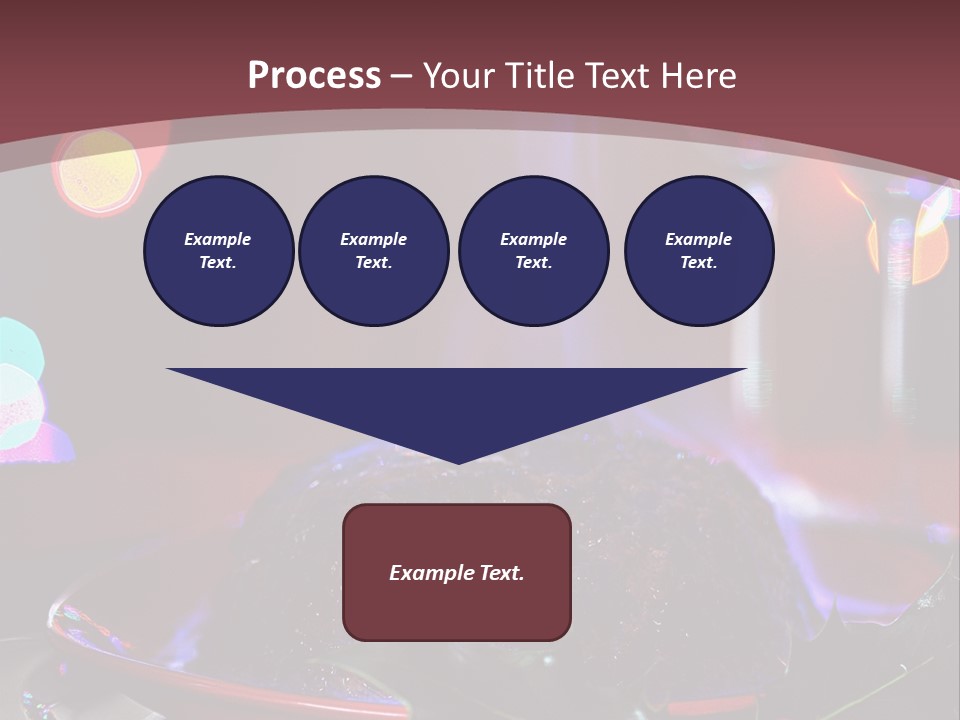 Brandy Tree Lights PowerPoint Template