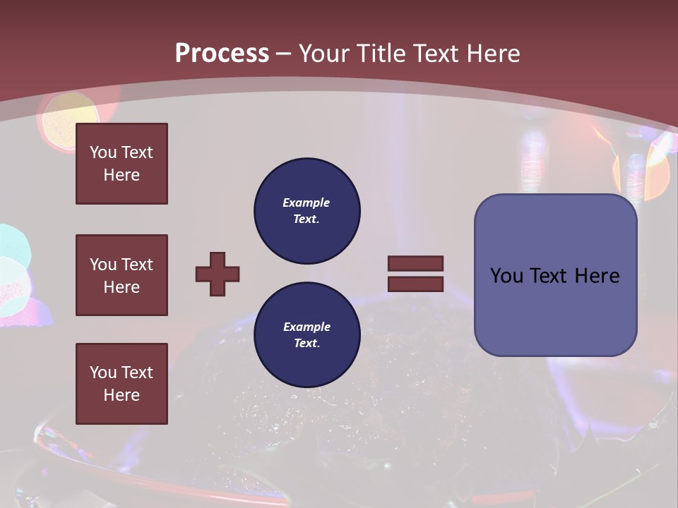 Brandy Tree Lights PowerPoint Template