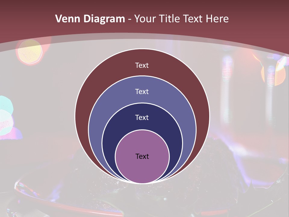Brandy Tree Lights PowerPoint Template