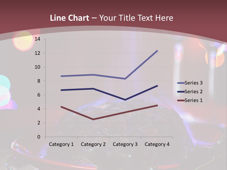 Brandy Tree Lights PowerPoint Template