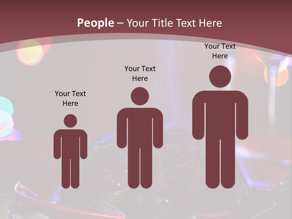 Brandy Tree Lights PowerPoint Template