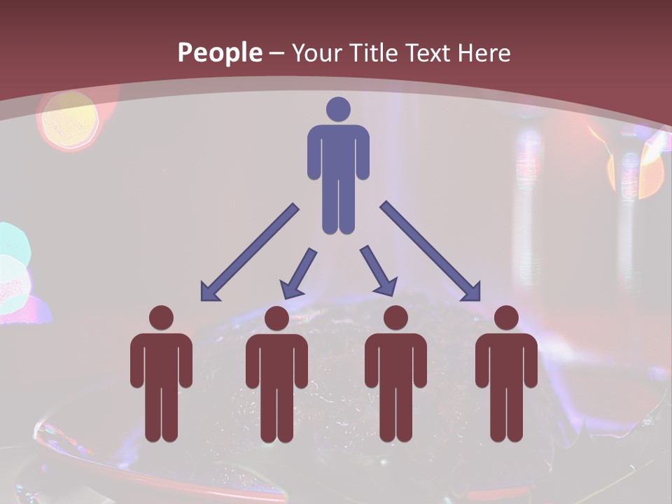 Brandy Tree Lights PowerPoint Template