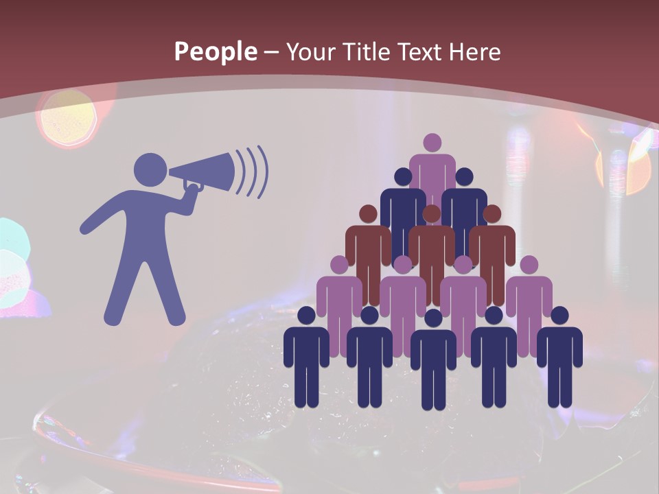 Brandy Tree Lights PowerPoint Template