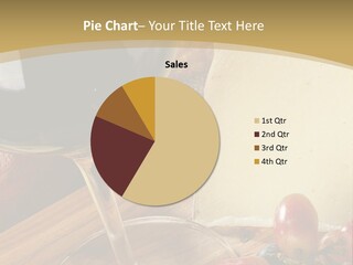 Cheese Cork Glass PowerPoint Template