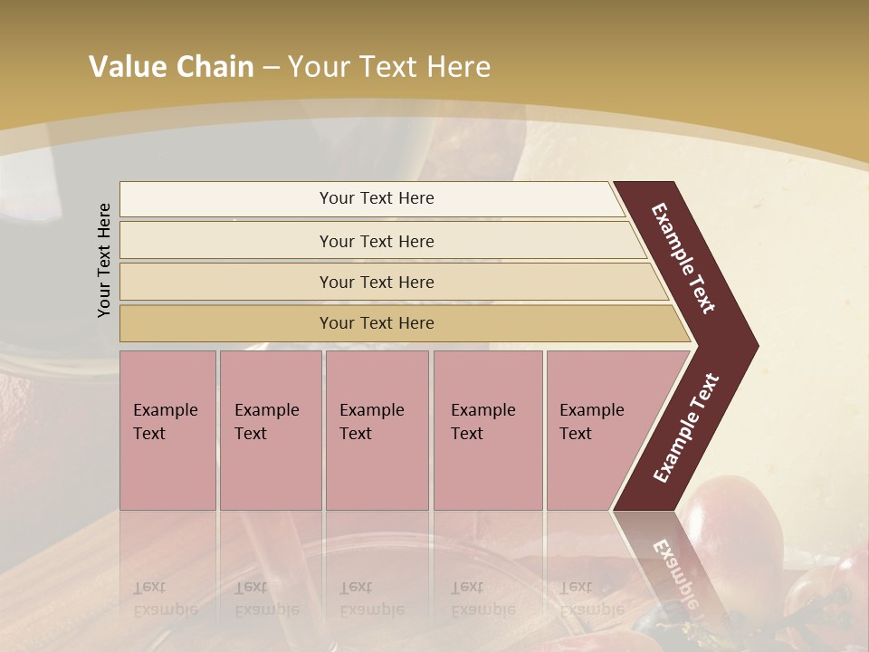 Cheese Cork Glass PowerPoint Template