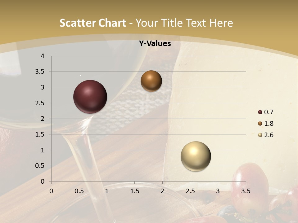 Cheese Cork Glass PowerPoint Template