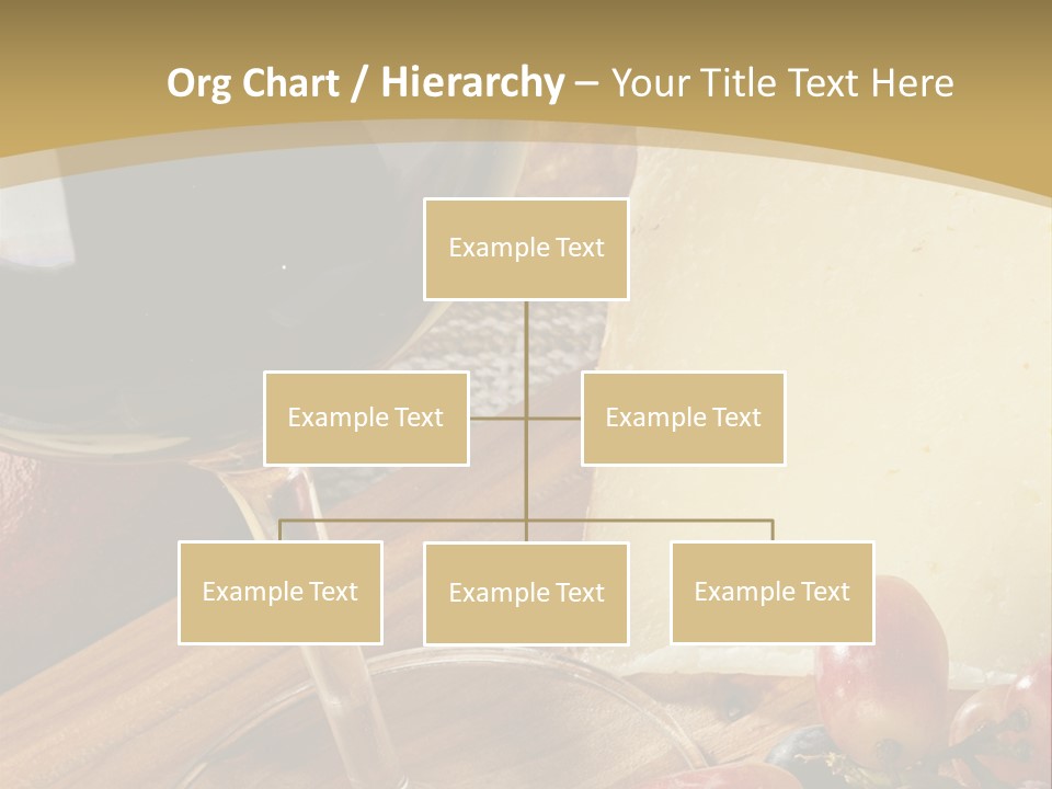 Cheese Cork Glass PowerPoint Template