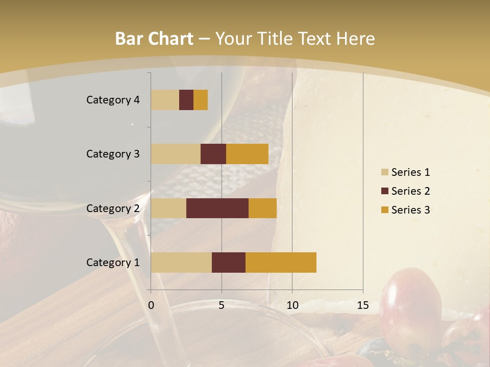 Cheese Cork Glass PowerPoint Template