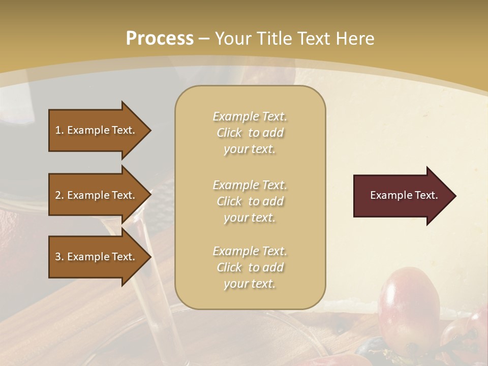 Cheese Cork Glass PowerPoint Template
