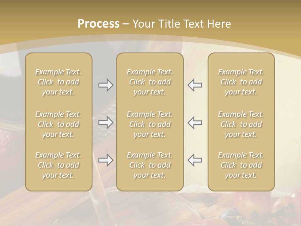 Cheese Cork Glass PowerPoint Template