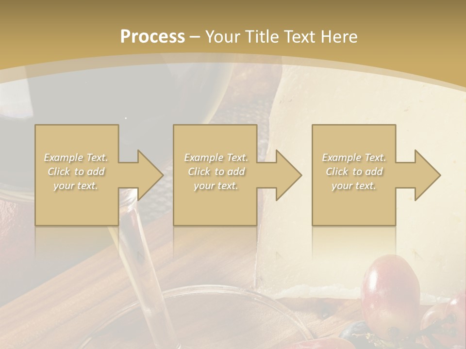 Cheese Cork Glass PowerPoint Template