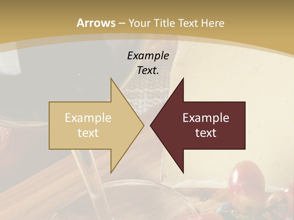 Cheese Cork Glass PowerPoint Template