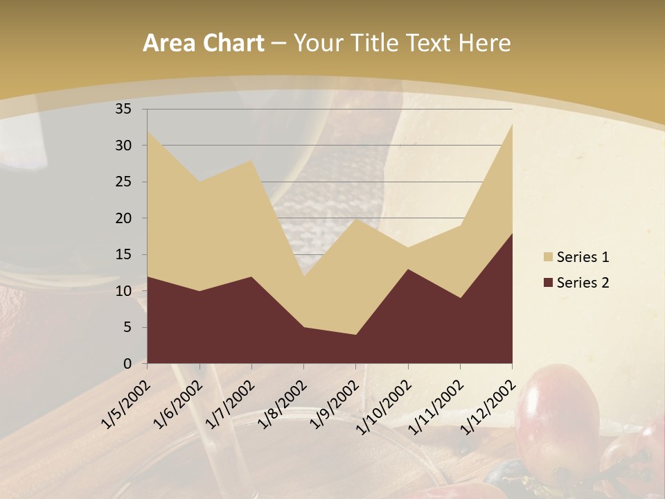 Cheese Cork Glass PowerPoint Template