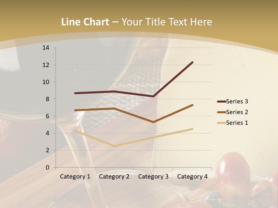 Cheese Cork Glass PowerPoint Template