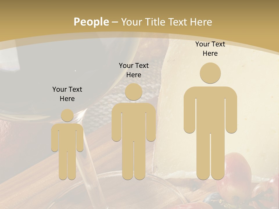 Cheese Cork Glass PowerPoint Template