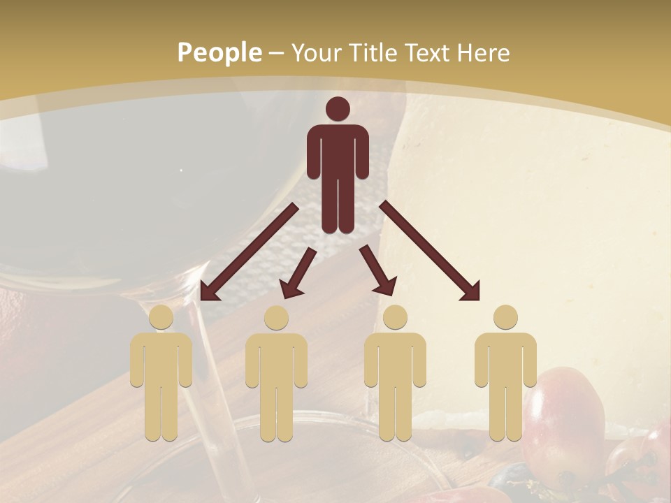 Cheese Cork Glass PowerPoint Template