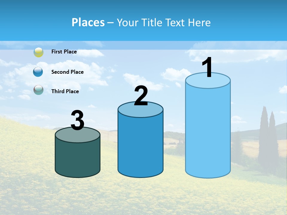 Flower Beauty Grassland PowerPoint Template