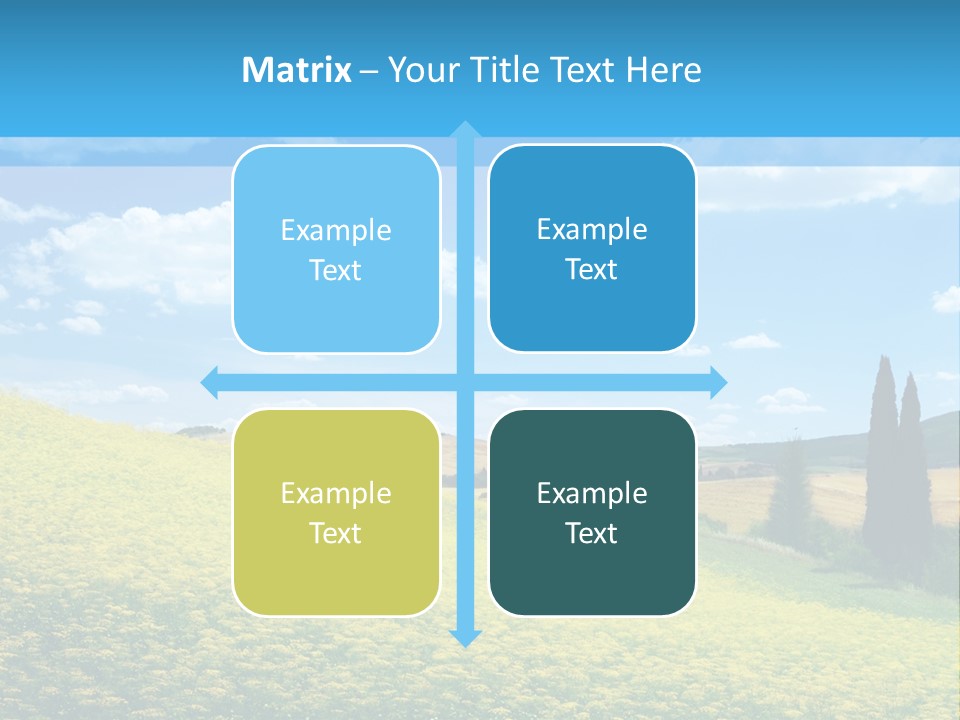 Flower Beauty Grassland PowerPoint Template