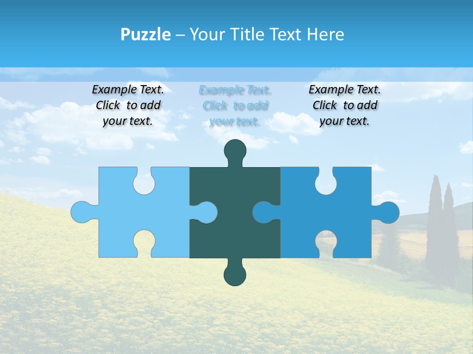 Flower Beauty Grassland PowerPoint Template