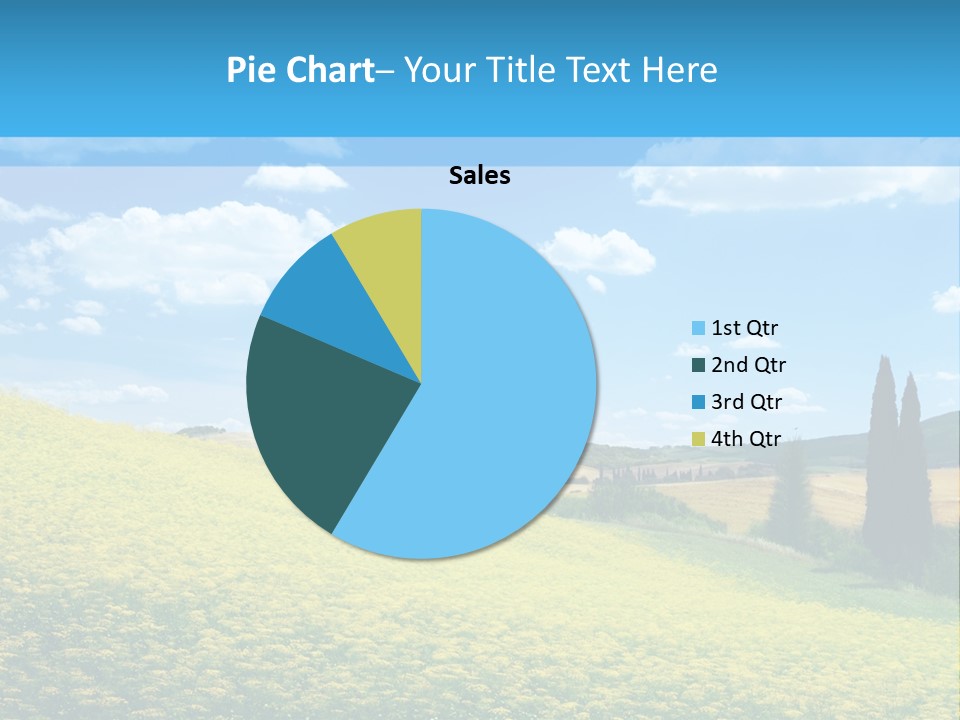 Flower Beauty Grassland PowerPoint Template