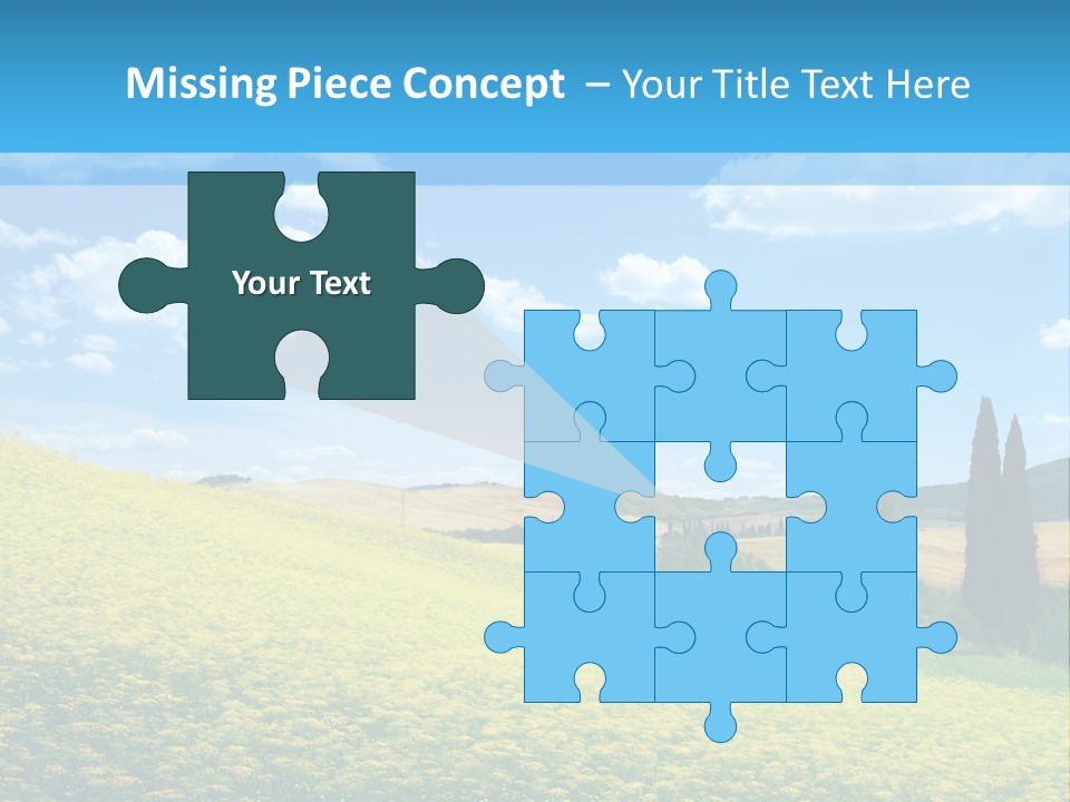 Flower Beauty Grassland PowerPoint Template