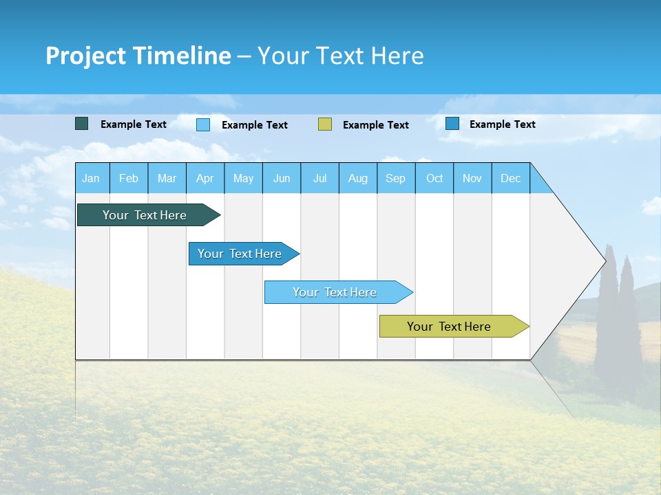 Flower Beauty Grassland PowerPoint Template