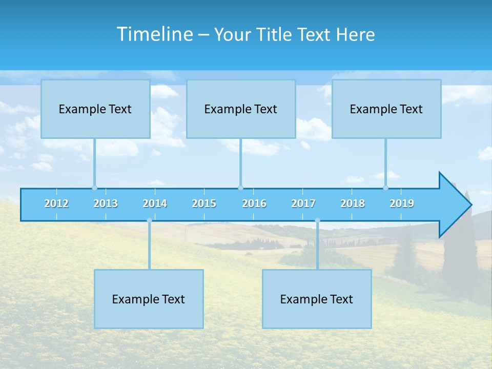 Flower Beauty Grassland PowerPoint Template