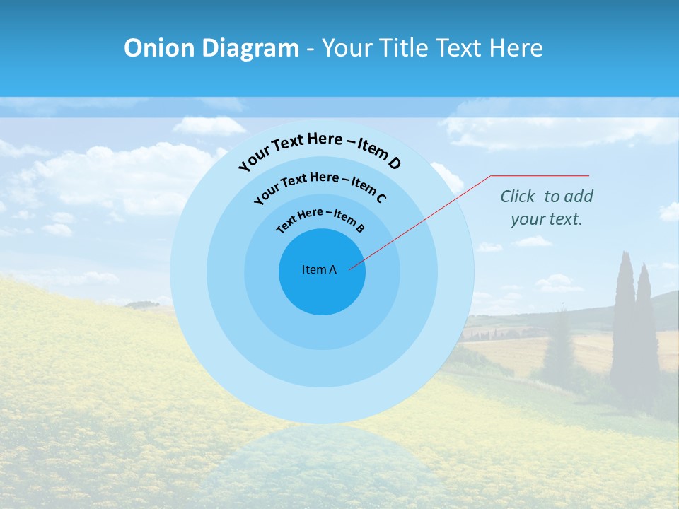 Flower Beauty Grassland PowerPoint Template