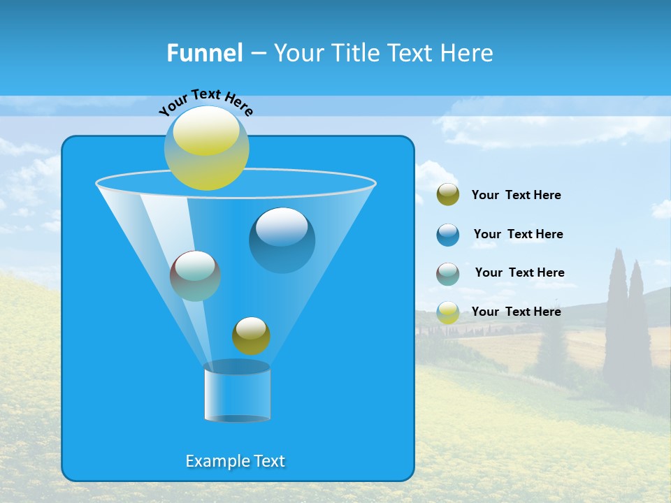 Flower Beauty Grassland PowerPoint Template