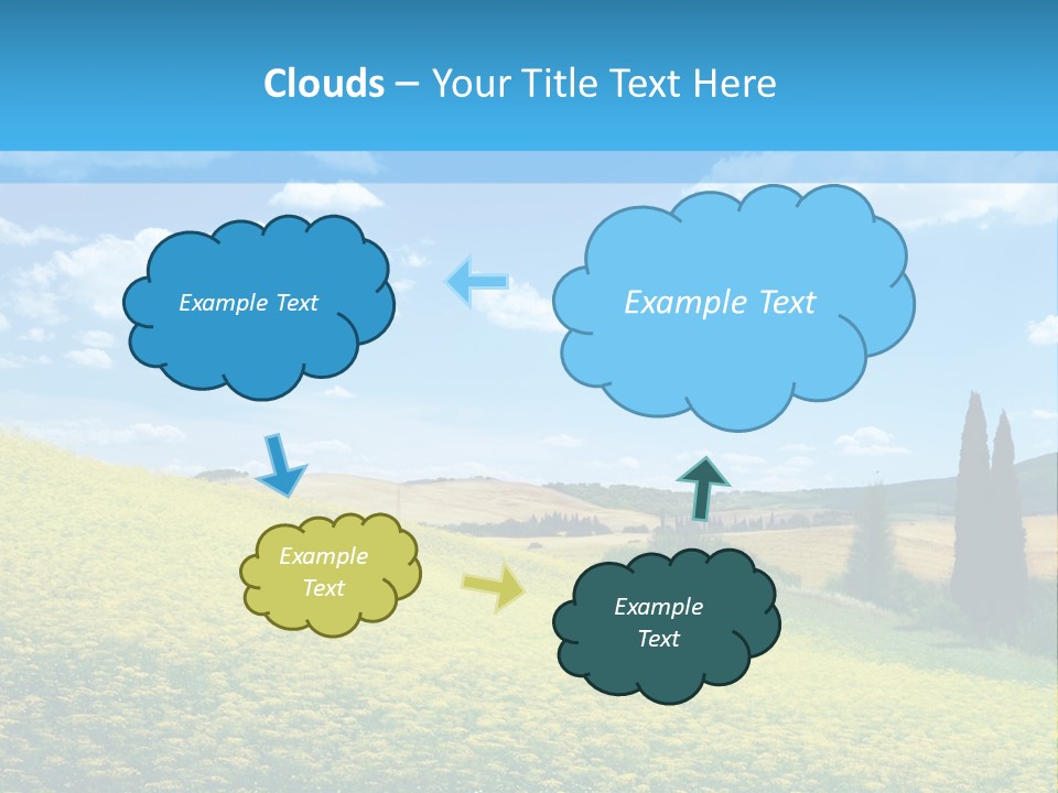 Flower Beauty Grassland PowerPoint Template