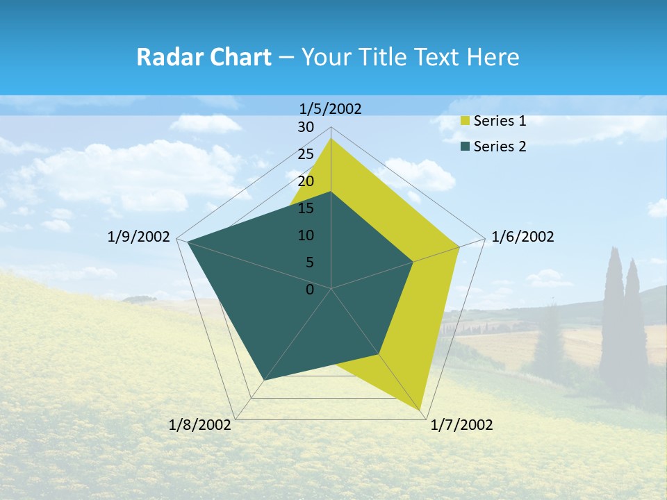 Flower Beauty Grassland PowerPoint Template