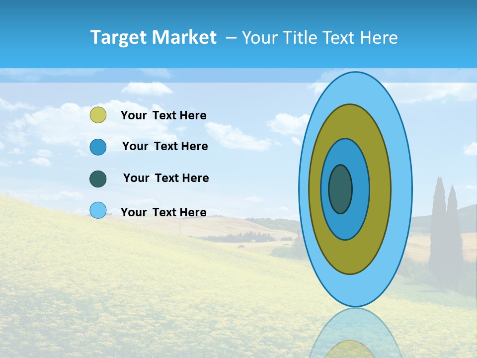 Flower Beauty Grassland PowerPoint Template